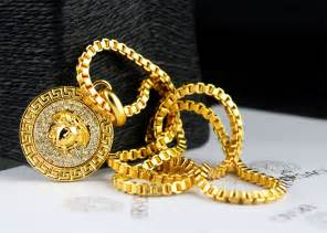 versace jewlery replica|Versace imitation necklace.